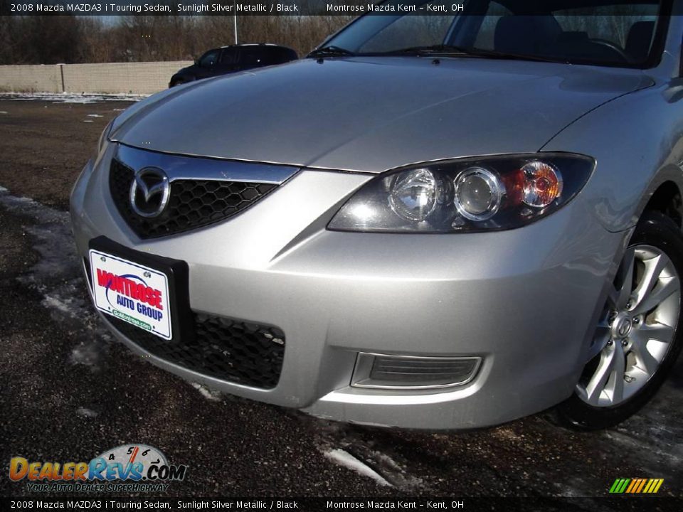 2008 Mazda MAZDA3 i Touring Sedan Sunlight Silver Metallic / Black Photo #9