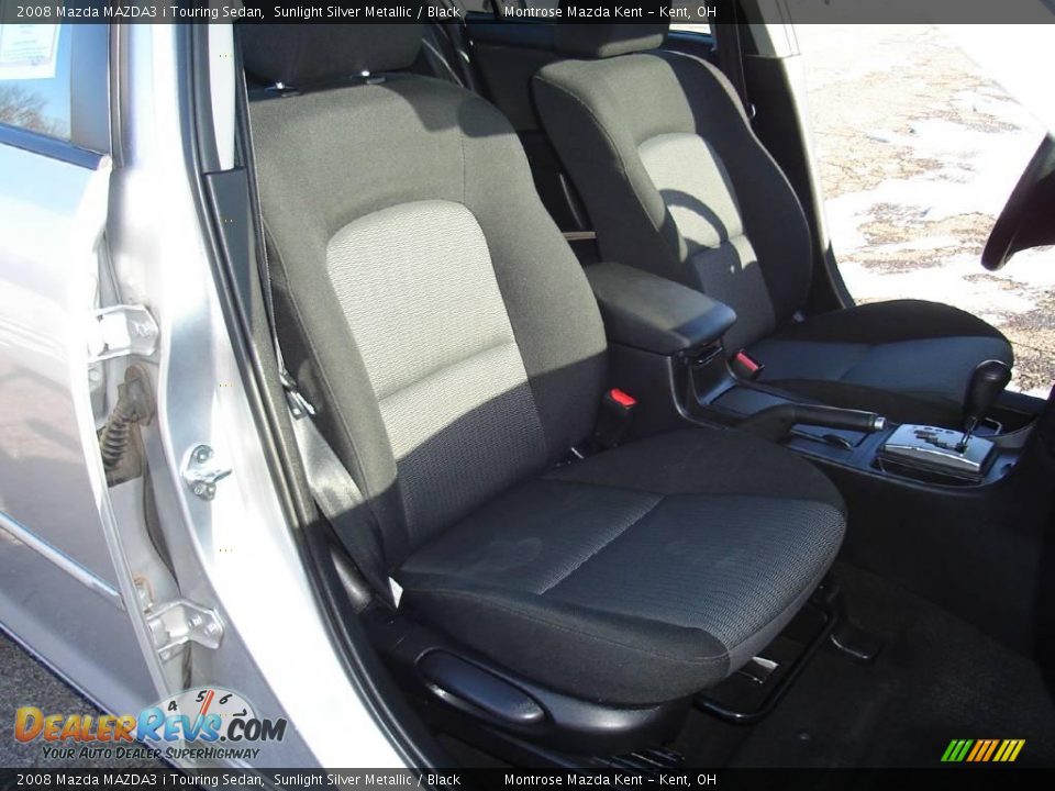 2008 Mazda MAZDA3 i Touring Sedan Sunlight Silver Metallic / Black Photo #13