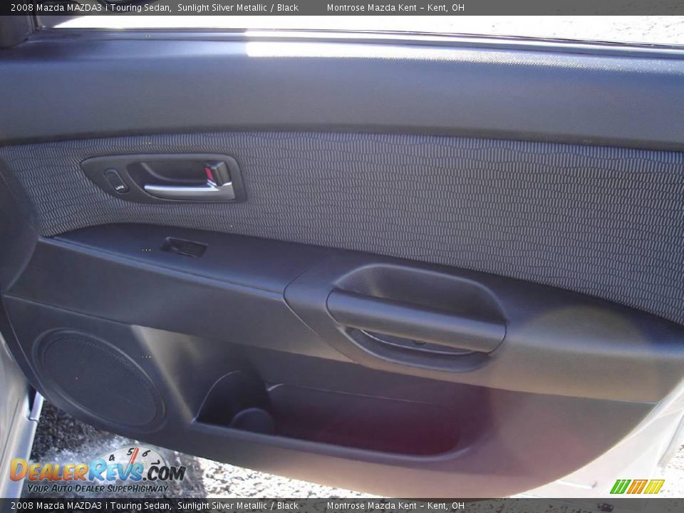 2008 Mazda MAZDA3 i Touring Sedan Sunlight Silver Metallic / Black Photo #18