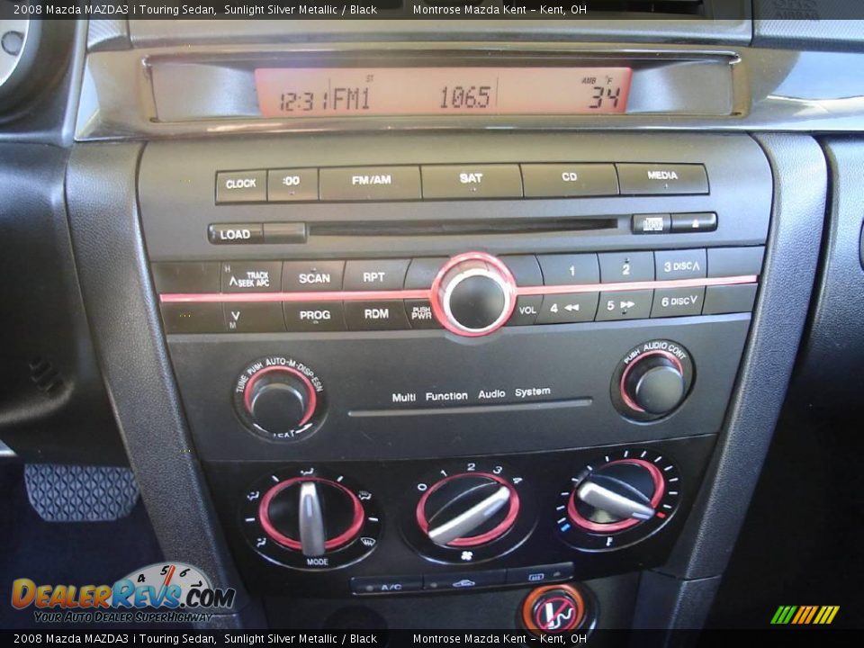 2008 Mazda MAZDA3 i Touring Sedan Sunlight Silver Metallic / Black Photo #27