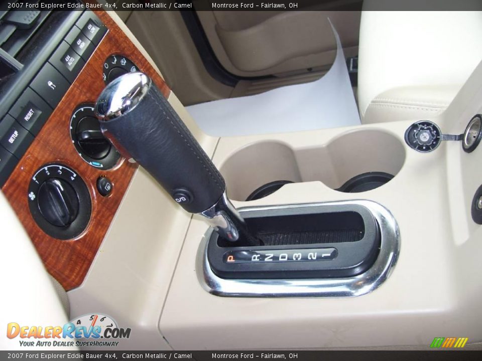2007 Ford Explorer Eddie Bauer 4x4 Carbon Metallic / Camel Photo #8