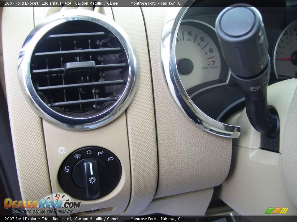 2007 Ford Explorer Eddie Bauer 4x4 Carbon Metallic / Camel Photo #16