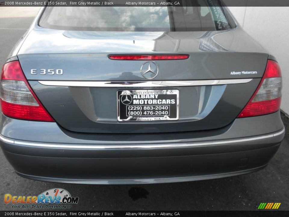 2008 Mercedes-Benz E 350 Sedan Flint Grey Metallic / Black Photo #4