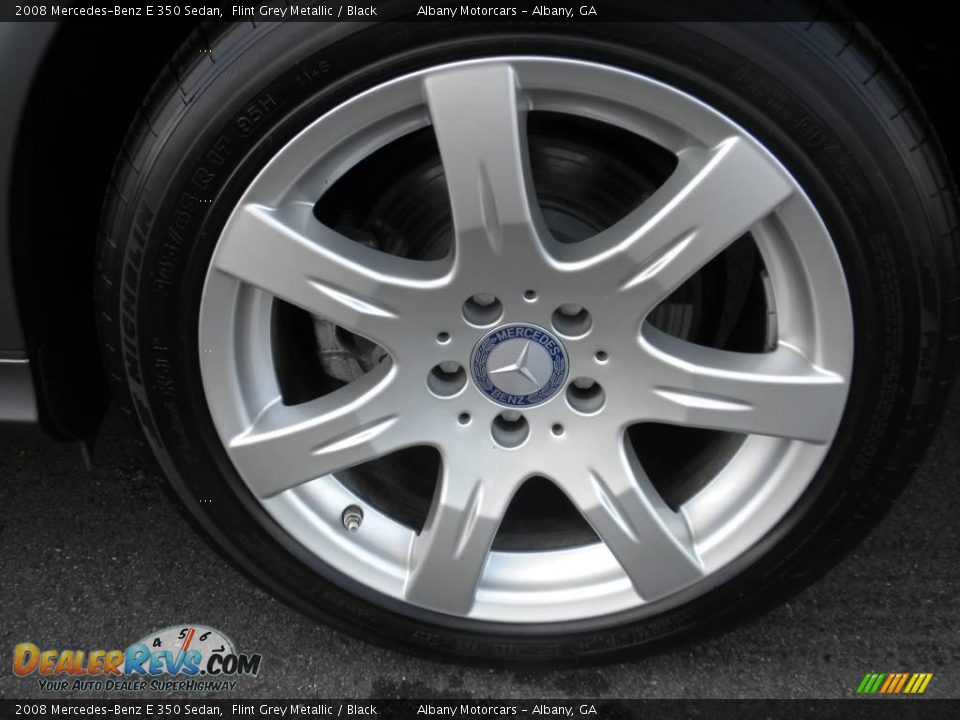2008 Mercedes-Benz E 350 Sedan Flint Grey Metallic / Black Photo #5