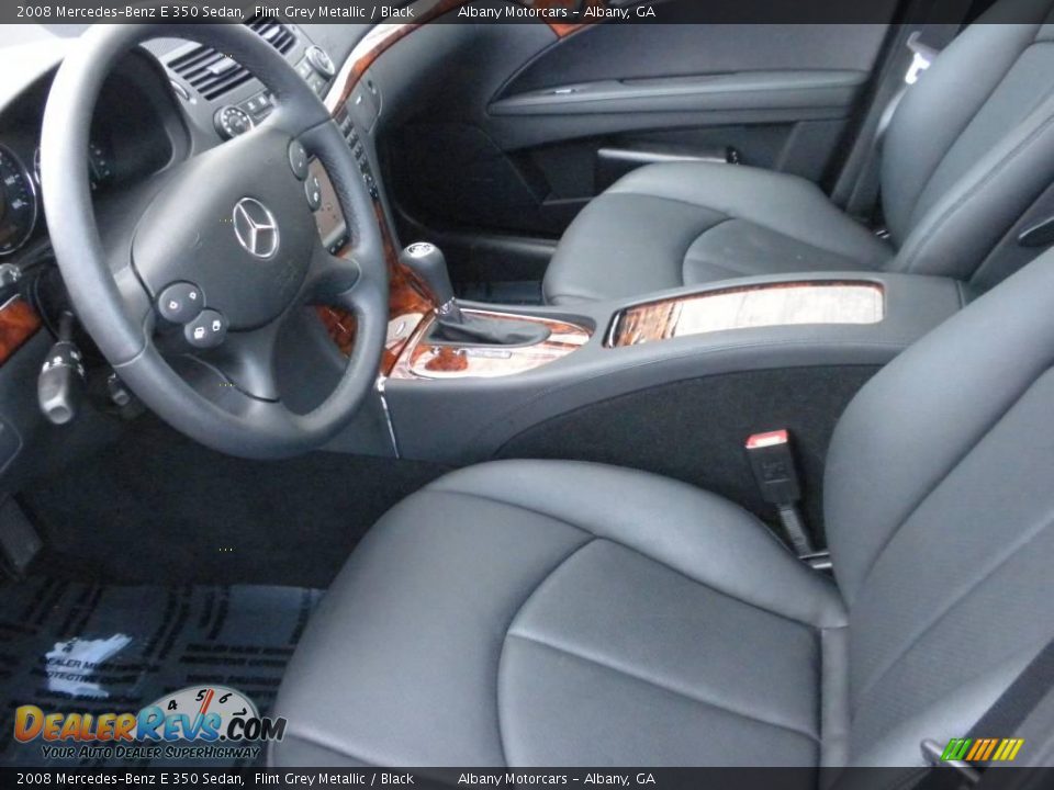 2008 Mercedes-Benz E 350 Sedan Flint Grey Metallic / Black Photo #6
