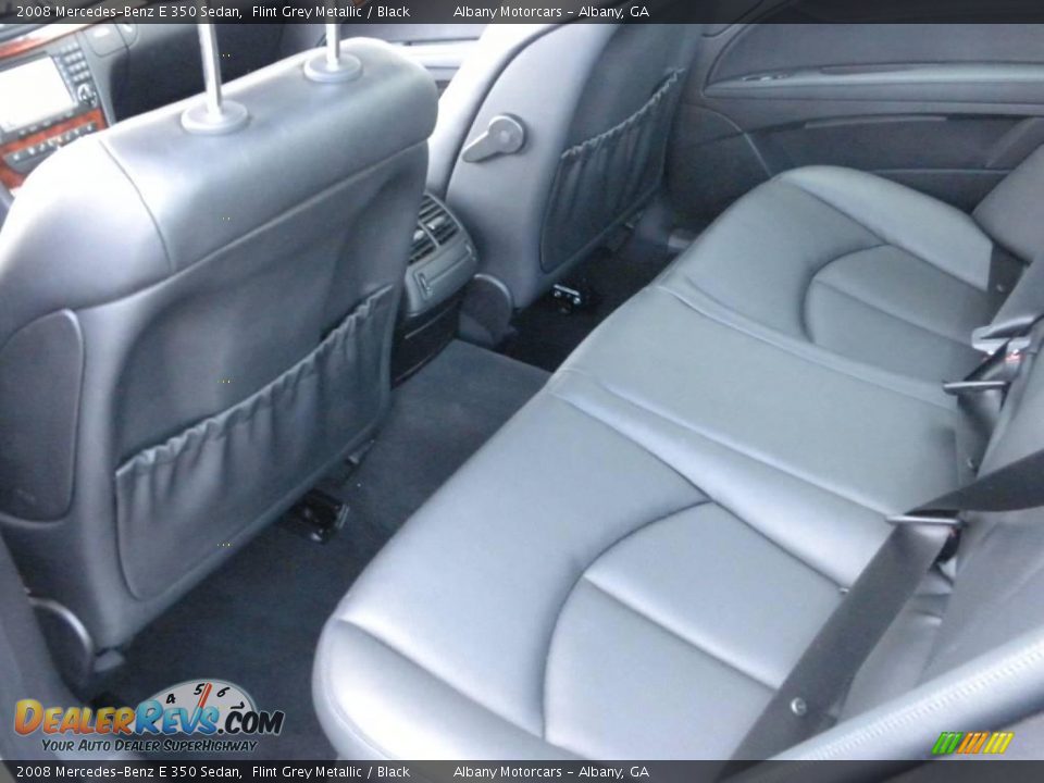 2008 Mercedes-Benz E 350 Sedan Flint Grey Metallic / Black Photo #12