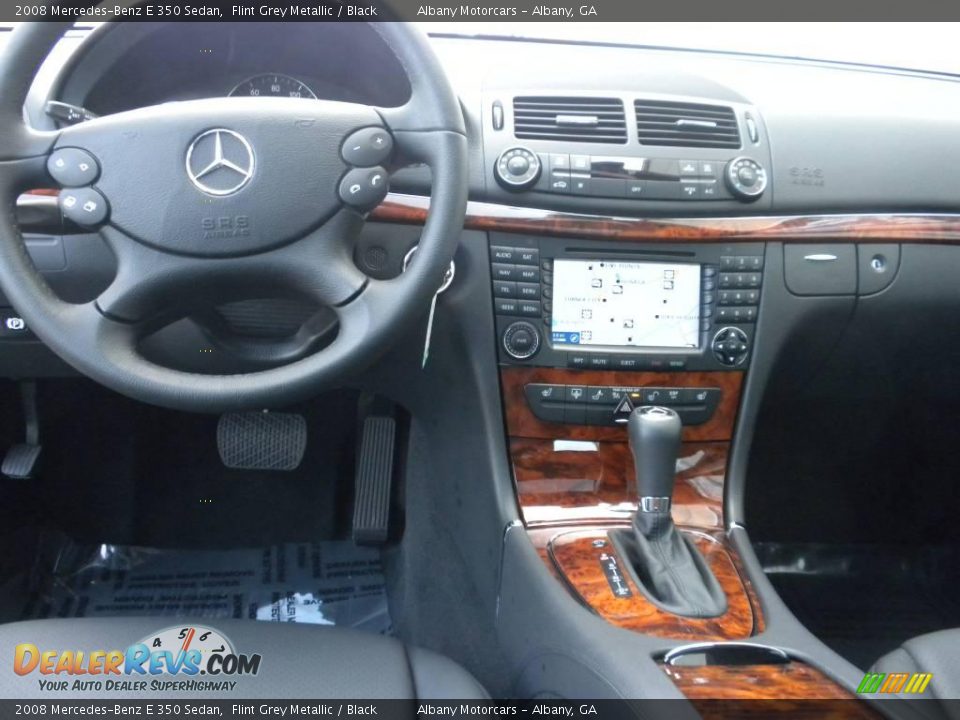 2008 Mercedes-Benz E 350 Sedan Flint Grey Metallic / Black Photo #13