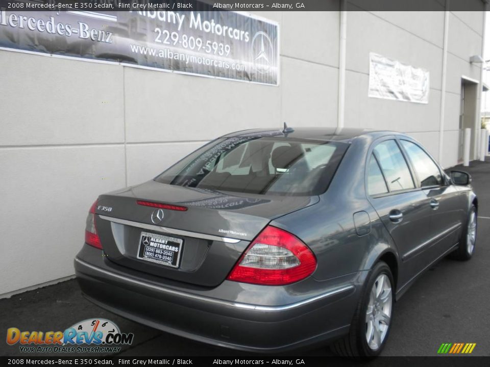2008 Mercedes-Benz E 350 Sedan Flint Grey Metallic / Black Photo #21