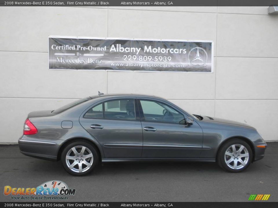 2008 Mercedes-Benz E 350 Sedan Flint Grey Metallic / Black Photo #22