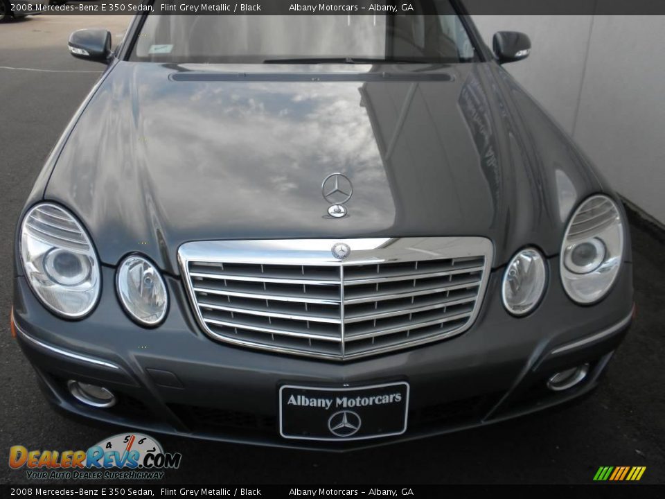2008 Mercedes-Benz E 350 Sedan Flint Grey Metallic / Black Photo #24