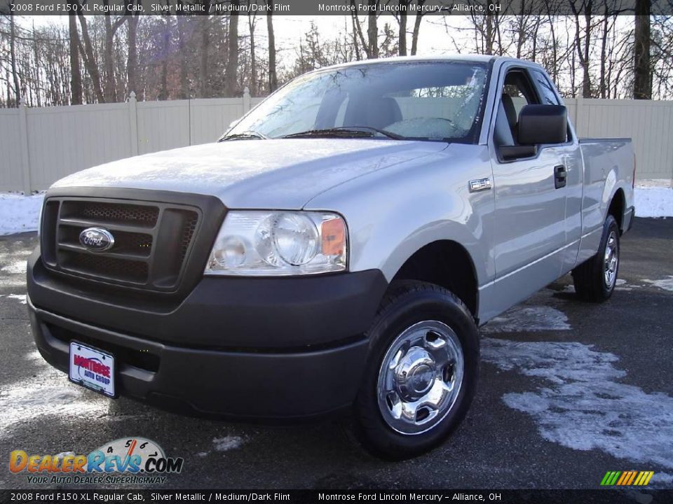 2008 Ford F150 XL Regular Cab Silver Metallic / Medium/Dark Flint Photo #1