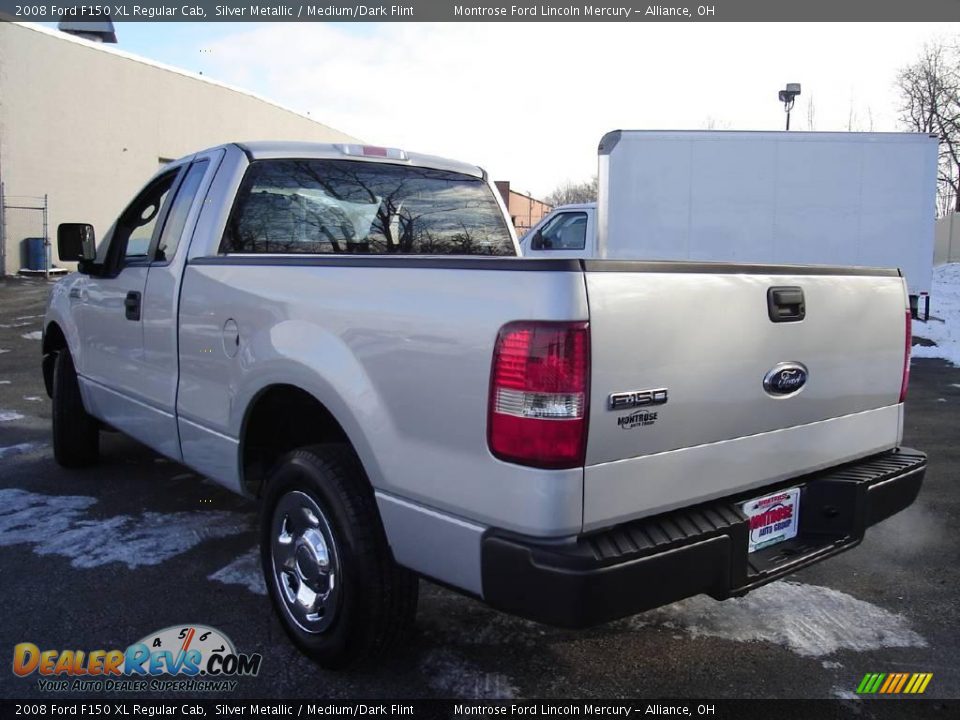 2008 Ford F150 XL Regular Cab Silver Metallic / Medium/Dark Flint Photo #3