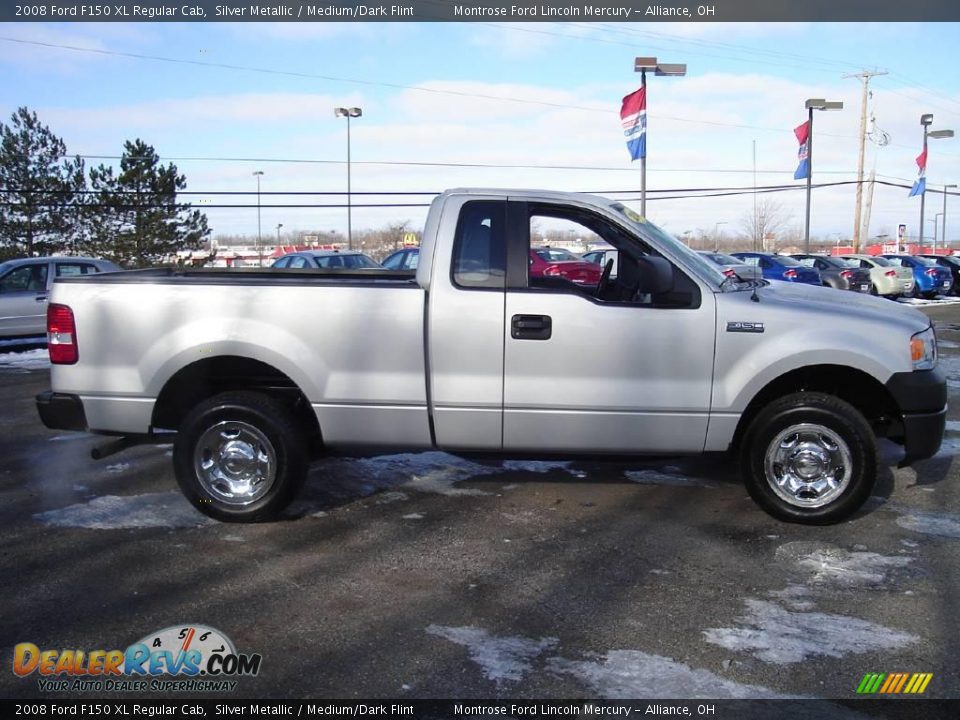 2008 Ford F150 XL Regular Cab Silver Metallic / Medium/Dark Flint Photo #6