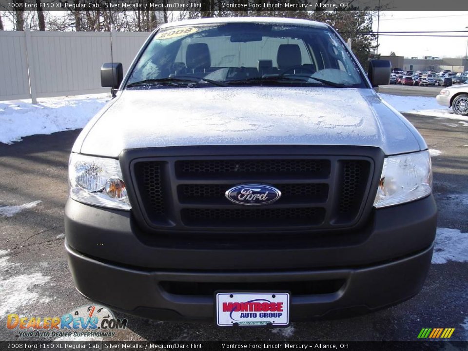 2008 Ford F150 XL Regular Cab Silver Metallic / Medium/Dark Flint Photo #8