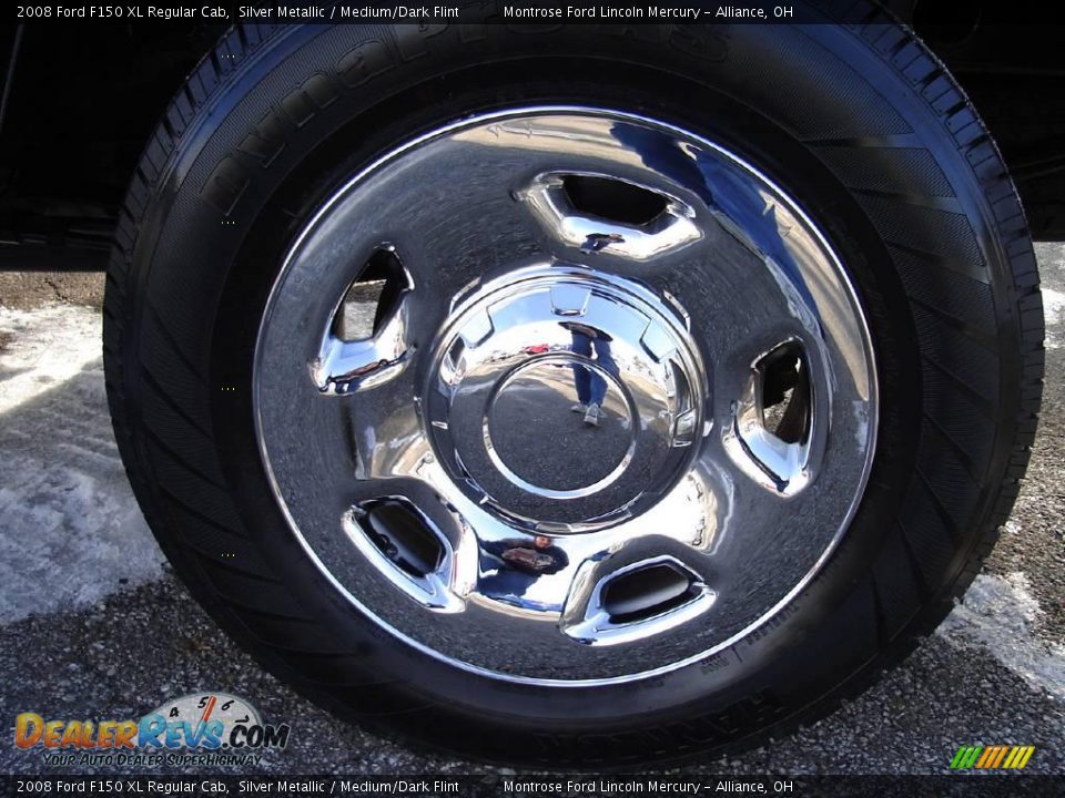 2008 Ford F150 XL Regular Cab Silver Metallic / Medium/Dark Flint Photo #11