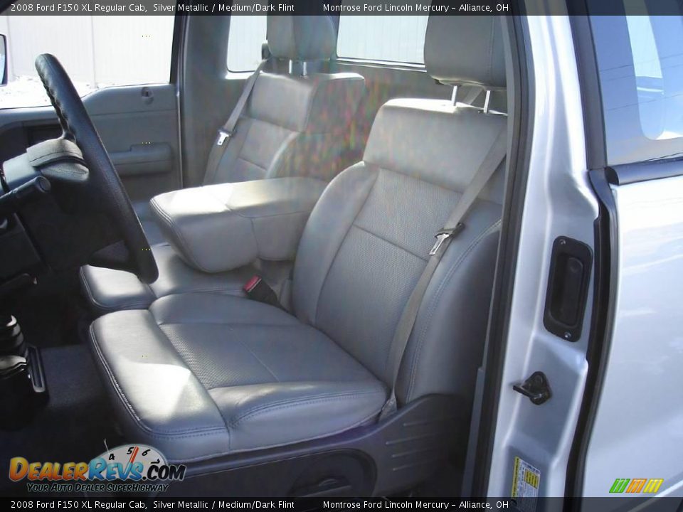 2008 Ford F150 XL Regular Cab Silver Metallic / Medium/Dark Flint Photo #13