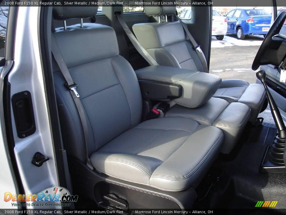 2008 Ford F150 XL Regular Cab Silver Metallic / Medium/Dark Flint Photo #14