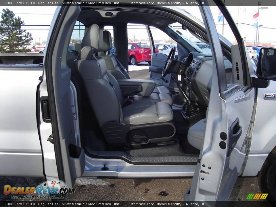 2008 Ford F150 XL Regular Cab Silver Metallic / Medium/Dark Flint Photo #15