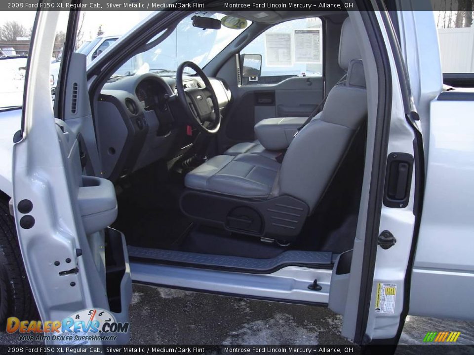 2008 Ford F150 XL Regular Cab Silver Metallic / Medium/Dark Flint Photo #19
