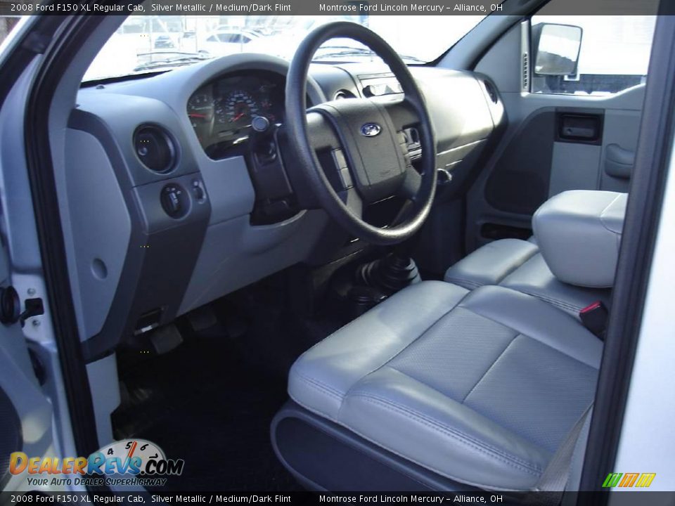 2008 Ford F150 XL Regular Cab Silver Metallic / Medium/Dark Flint Photo #21