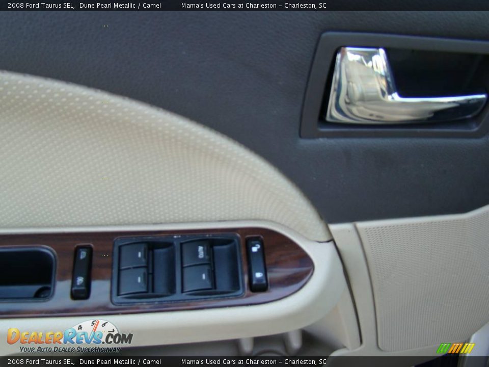 2008 Ford Taurus SEL Dune Pearl Metallic / Camel Photo #21