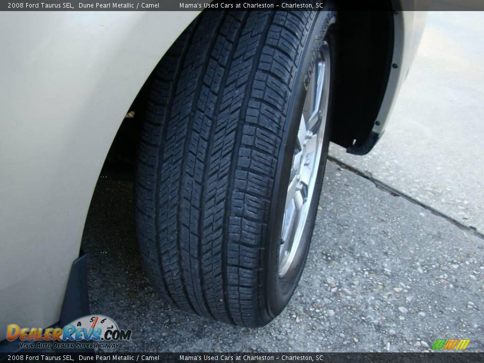 2008 Ford Taurus SEL Dune Pearl Metallic / Camel Photo #27