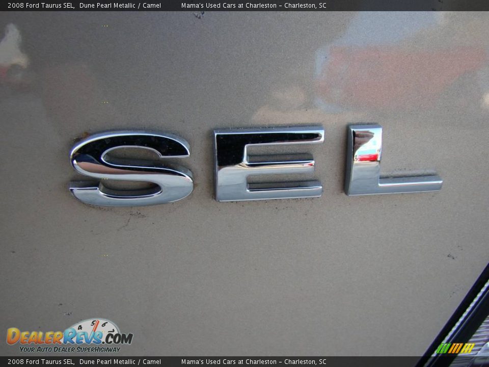 2008 Ford Taurus SEL Dune Pearl Metallic / Camel Photo #35
