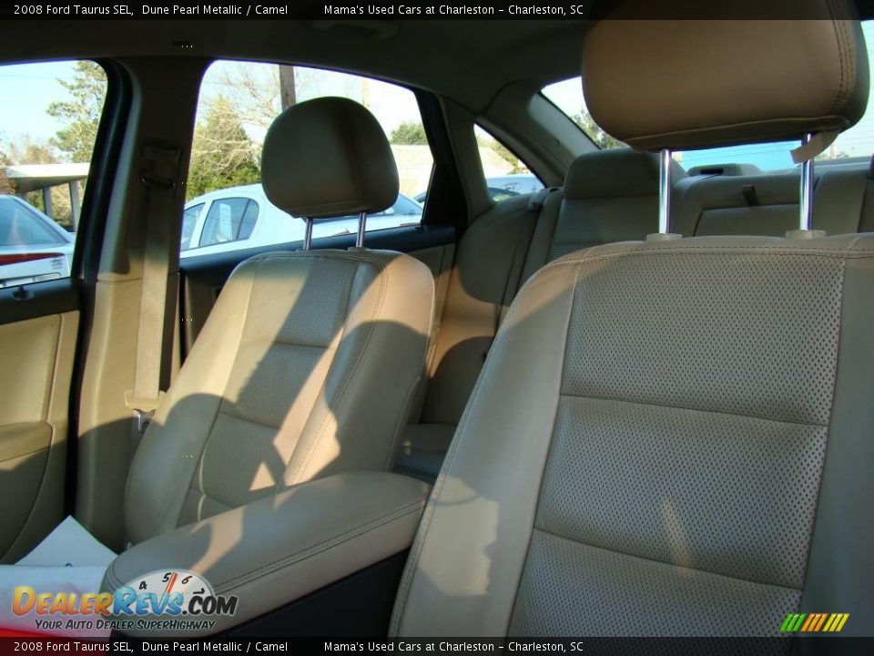 2008 Ford Taurus SEL Dune Pearl Metallic / Camel Photo #36