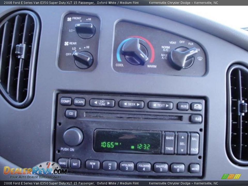 2008 Ford E Series Van E350 Super Duty XLT 15 Passenger Oxford White / Medium Flint Photo #22