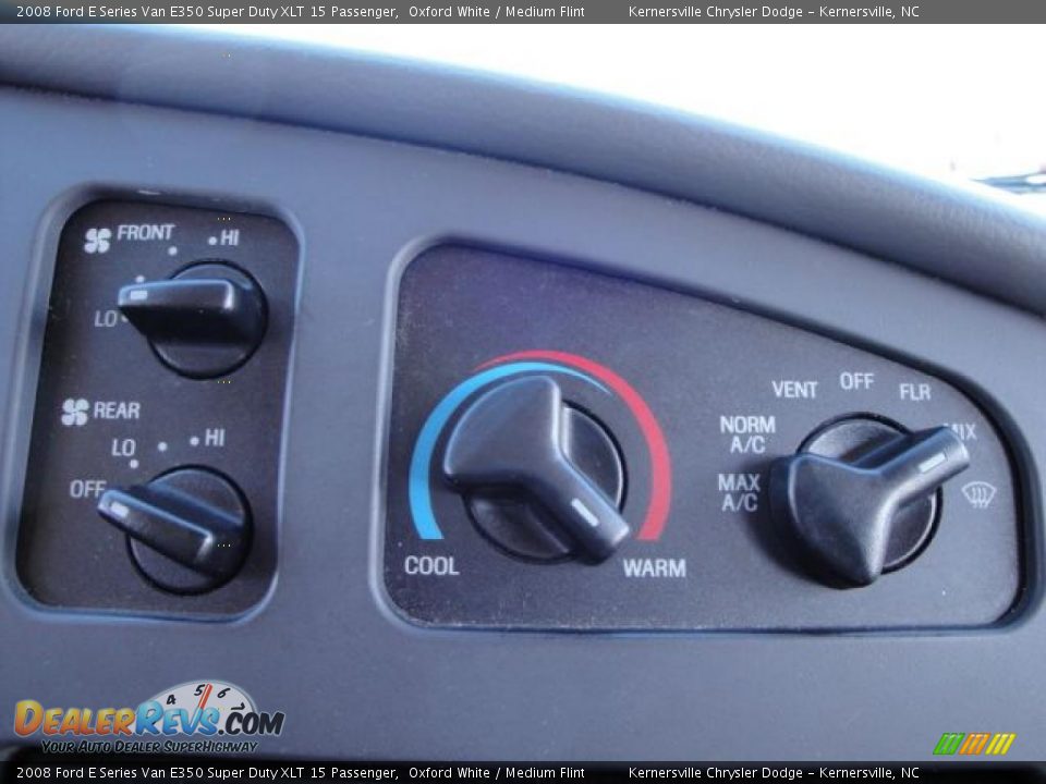 2008 Ford E Series Van E350 Super Duty XLT 15 Passenger Oxford White / Medium Flint Photo #24