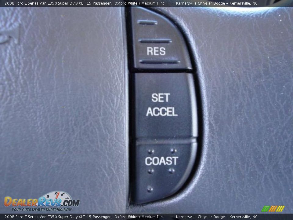2008 Ford E Series Van E350 Super Duty XLT 15 Passenger Oxford White / Medium Flint Photo #27