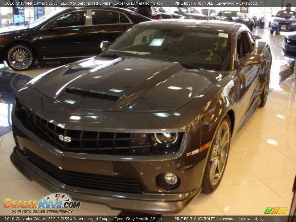 2010 Chevrolet Camaro SS SLP ZL550 Supercharged Coupe Cyber Gray Metallic / Black Photo #1