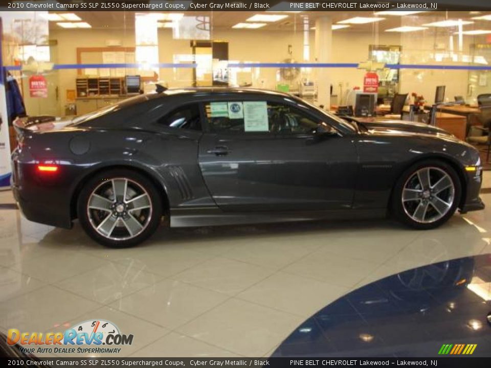 2010 Chevrolet Camaro SS SLP ZL550 Supercharged Coupe Cyber Gray Metallic / Black Photo #4