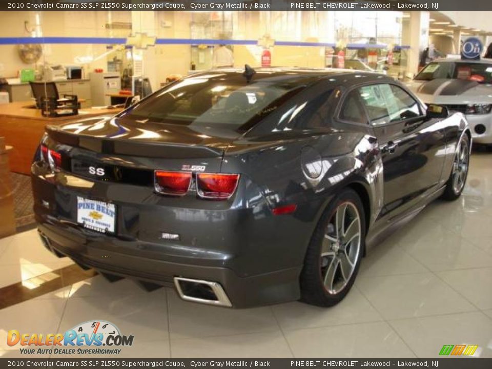 2010 Chevrolet Camaro SS SLP ZL550 Supercharged Coupe Cyber Gray Metallic / Black Photo #5