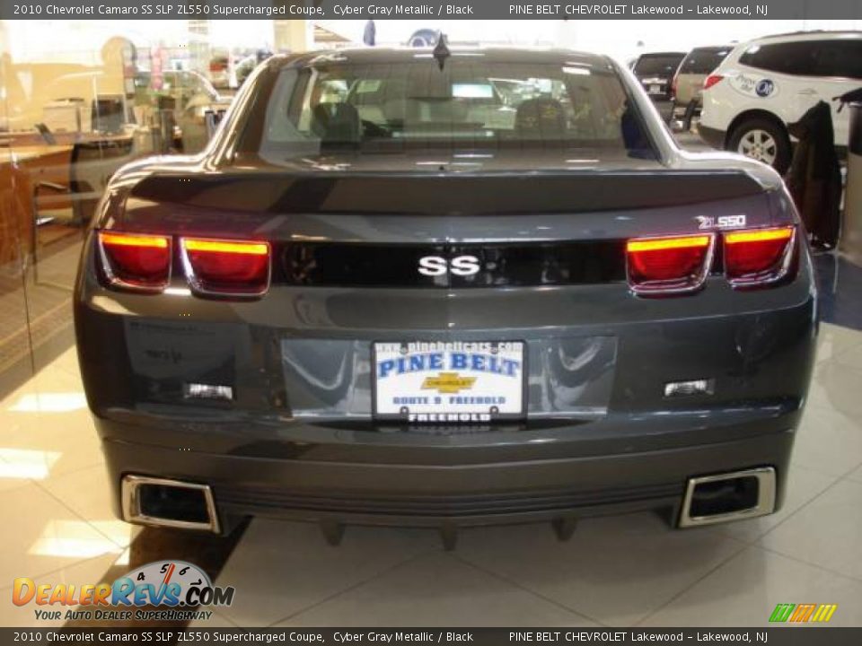 2010 Chevrolet Camaro SS SLP ZL550 Supercharged Coupe Cyber Gray Metallic / Black Photo #6