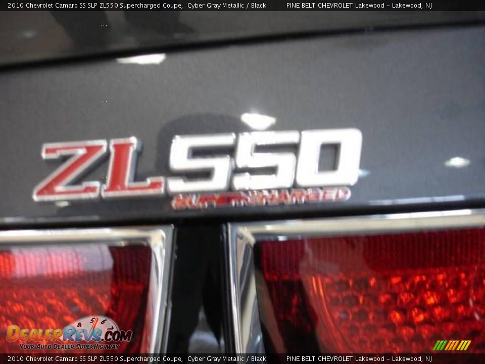 2010 Chevrolet Camaro SS SLP ZL550 Supercharged Coupe Cyber Gray Metallic / Black Photo #7