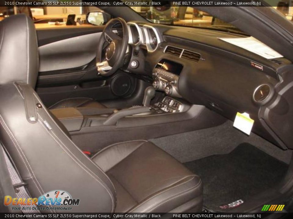 2010 Chevrolet Camaro SS SLP ZL550 Supercharged Coupe Cyber Gray Metallic / Black Photo #8