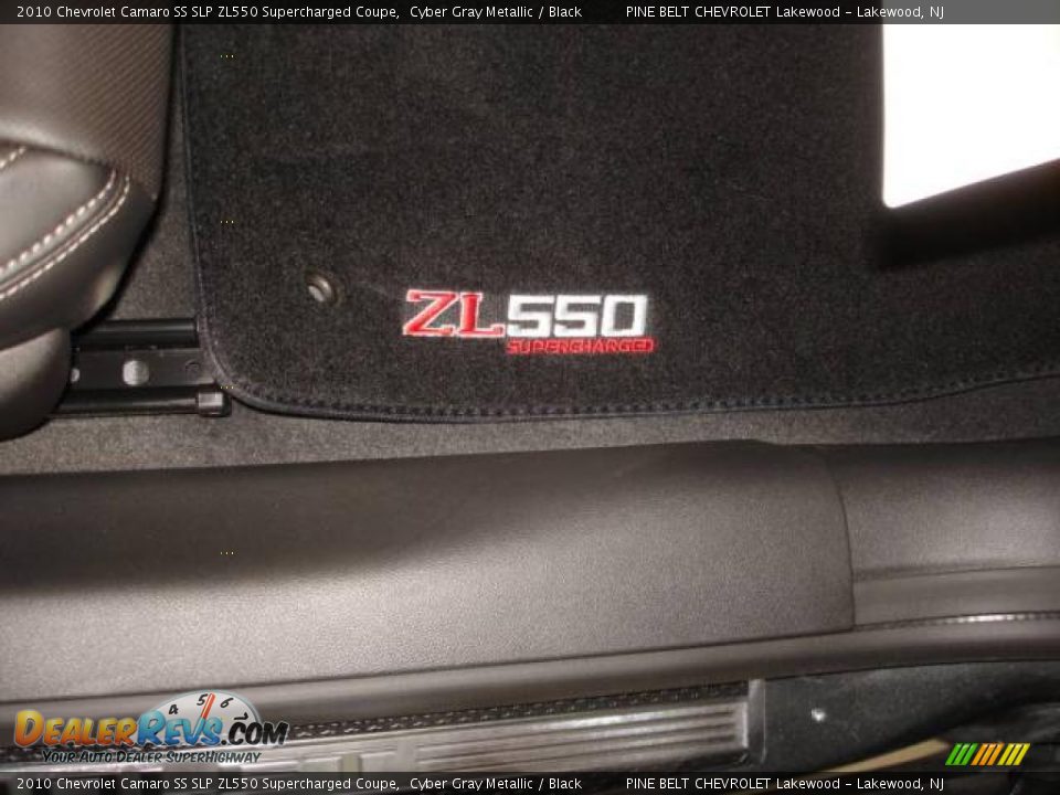 2010 Chevrolet Camaro SS SLP ZL550 Supercharged Coupe Cyber Gray Metallic / Black Photo #11