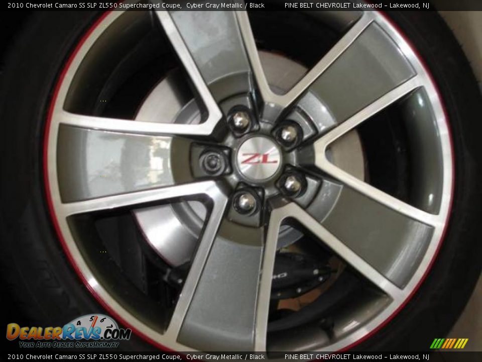 2010 Chevrolet Camaro SS SLP ZL550 Supercharged Coupe Cyber Gray Metallic / Black Photo #13