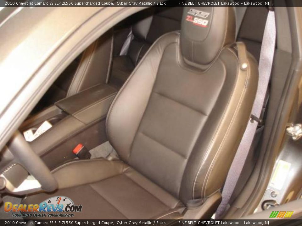 2010 Chevrolet Camaro SS SLP ZL550 Supercharged Coupe Cyber Gray Metallic / Black Photo #15