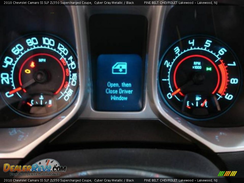 2010 Chevrolet Camaro SS SLP ZL550 Supercharged Coupe Cyber Gray Metallic / Black Photo #16