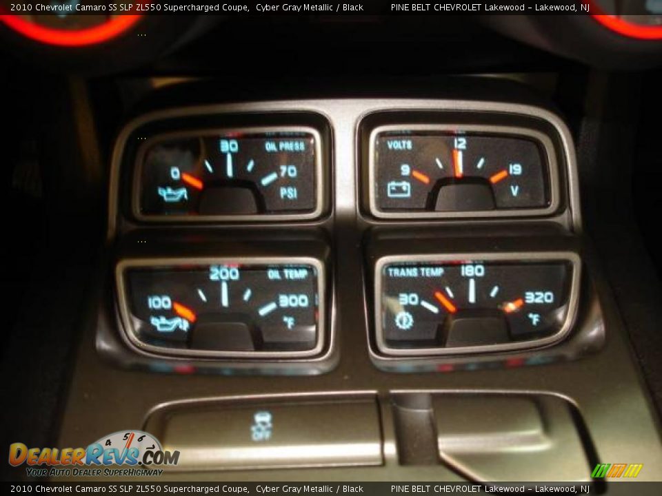 2010 Chevrolet Camaro SS SLP ZL550 Supercharged Coupe Cyber Gray Metallic / Black Photo #17