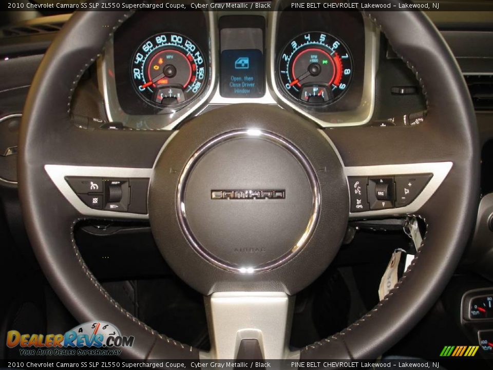 2010 Chevrolet Camaro SS SLP ZL550 Supercharged Coupe Cyber Gray Metallic / Black Photo #20