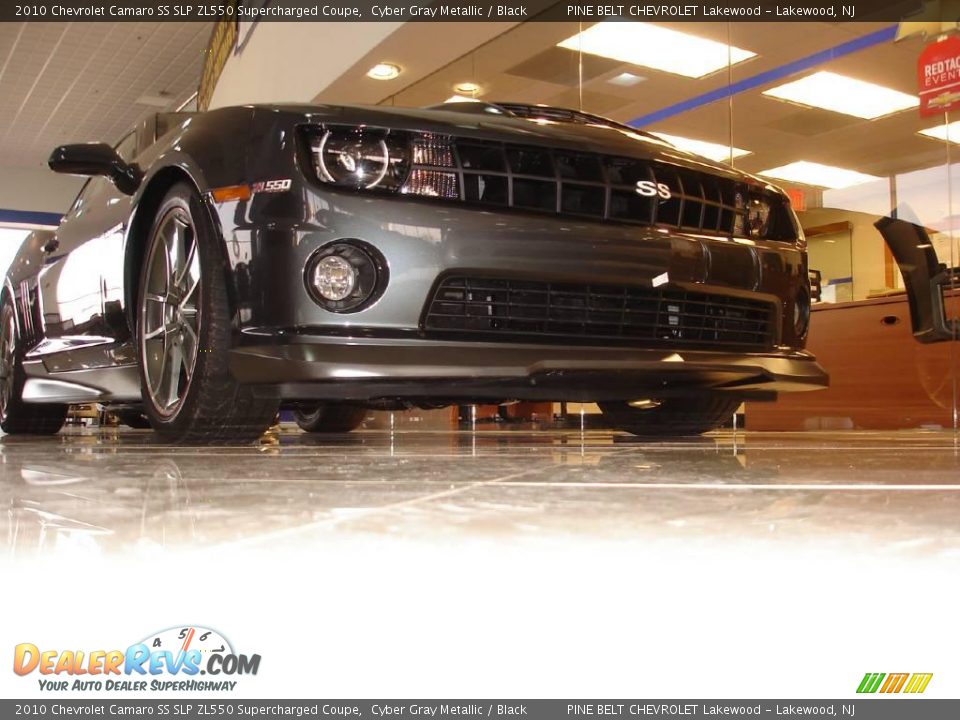 2010 Chevrolet Camaro SS SLP ZL550 Supercharged Coupe Cyber Gray Metallic / Black Photo #22