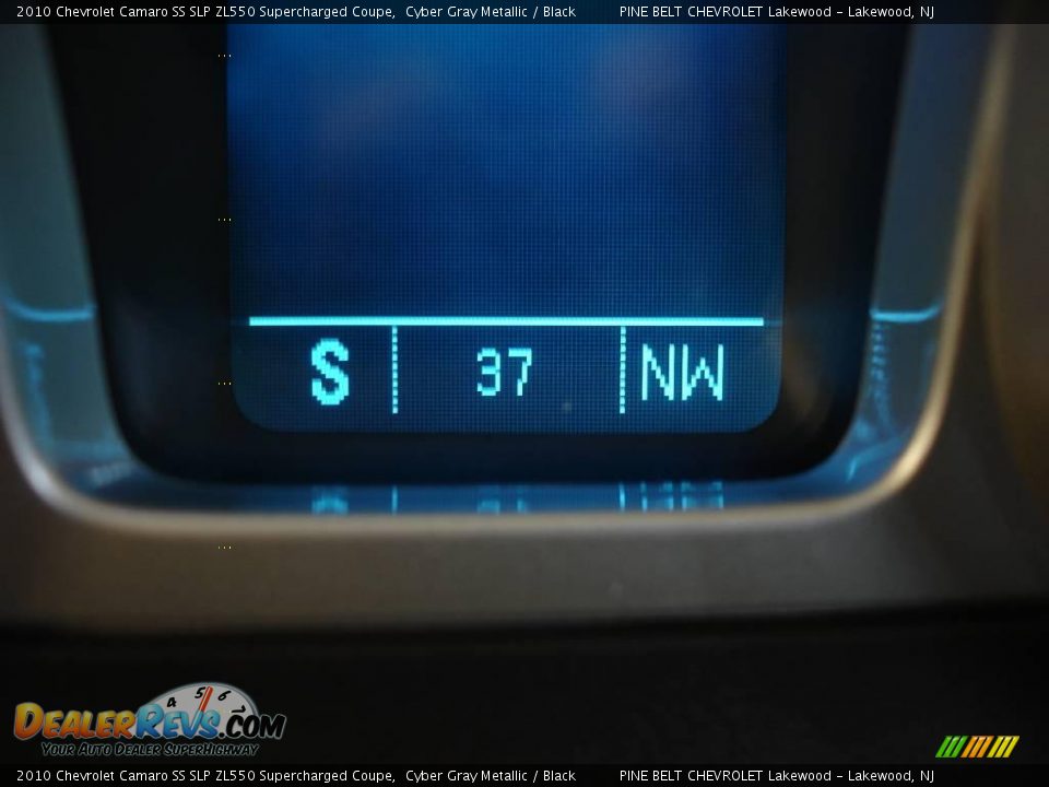 2010 Chevrolet Camaro SS SLP ZL550 Supercharged Coupe Cyber Gray Metallic / Black Photo #23
