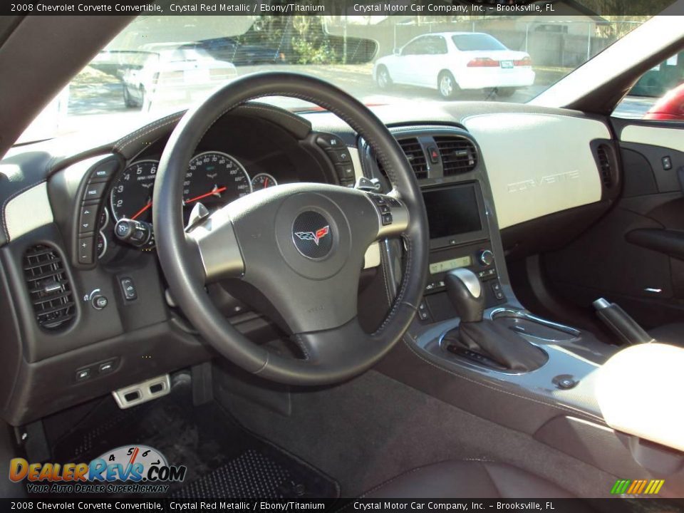 2008 Chevrolet Corvette Convertible Crystal Red Metallic / Ebony/Titanium Photo #5