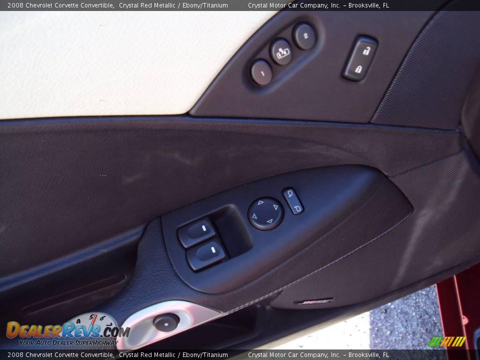 2008 Chevrolet Corvette Convertible Crystal Red Metallic / Ebony/Titanium Photo #15
