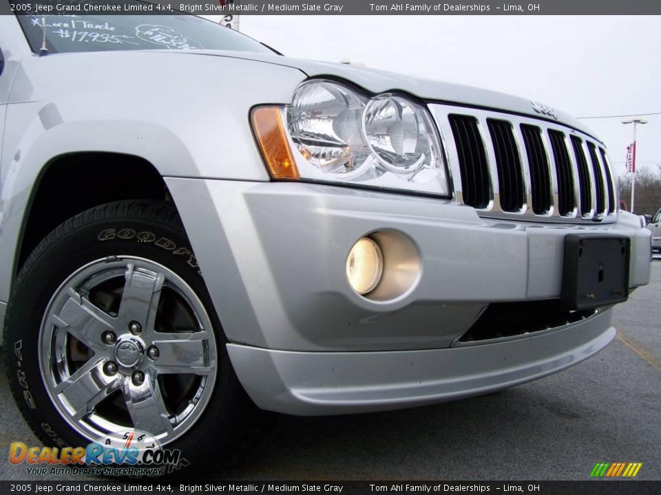 2005 Jeep Grand Cherokee Limited 4x4 Bright Silver Metallic / Medium Slate Gray Photo #2