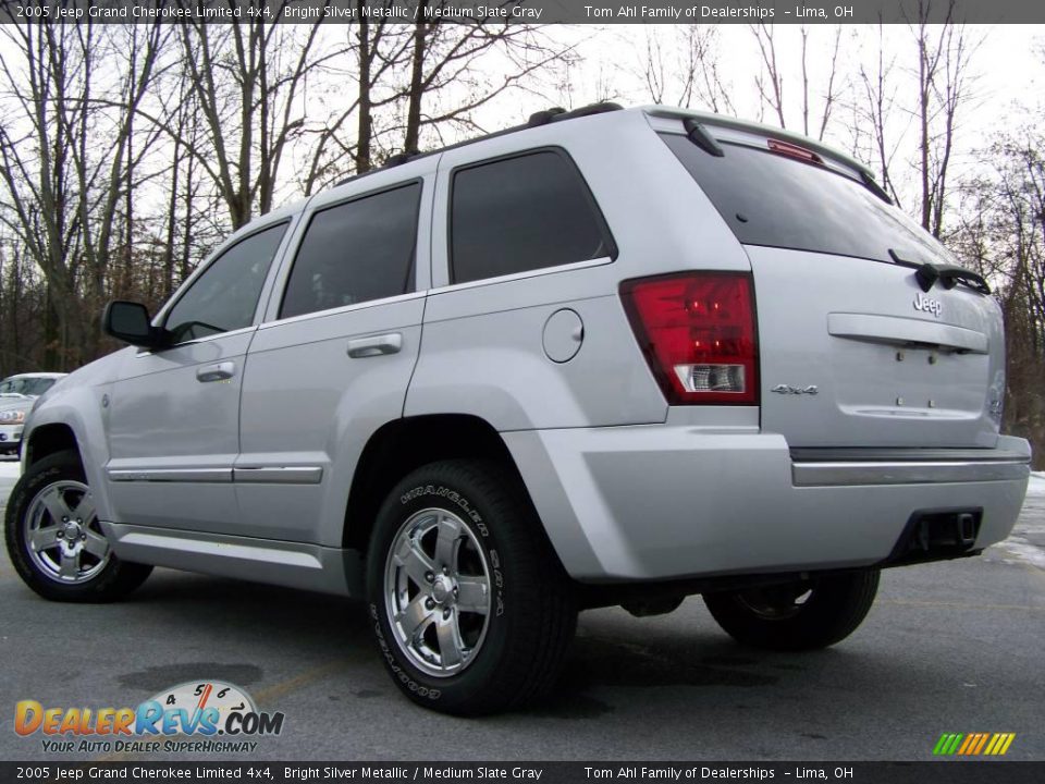 2005 Jeep Grand Cherokee Limited 4x4 Bright Silver Metallic / Medium Slate Gray Photo #4