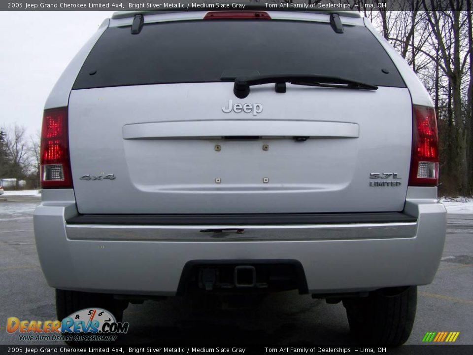 2005 Jeep Grand Cherokee Limited 4x4 Bright Silver Metallic / Medium Slate Gray Photo #6